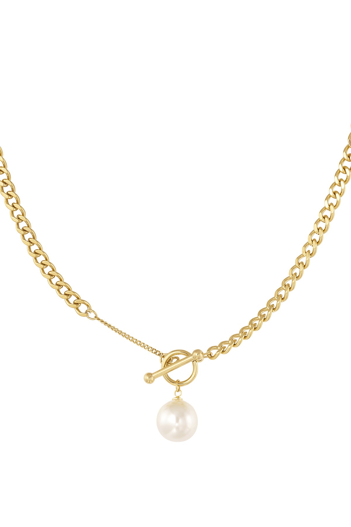 Collier Perle Acier inoxydable