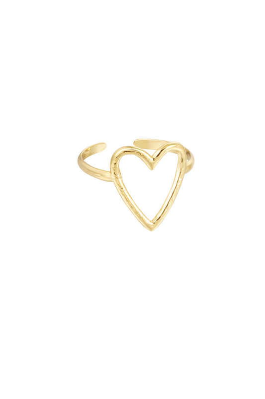 Bague Coeur Acier inoxydable