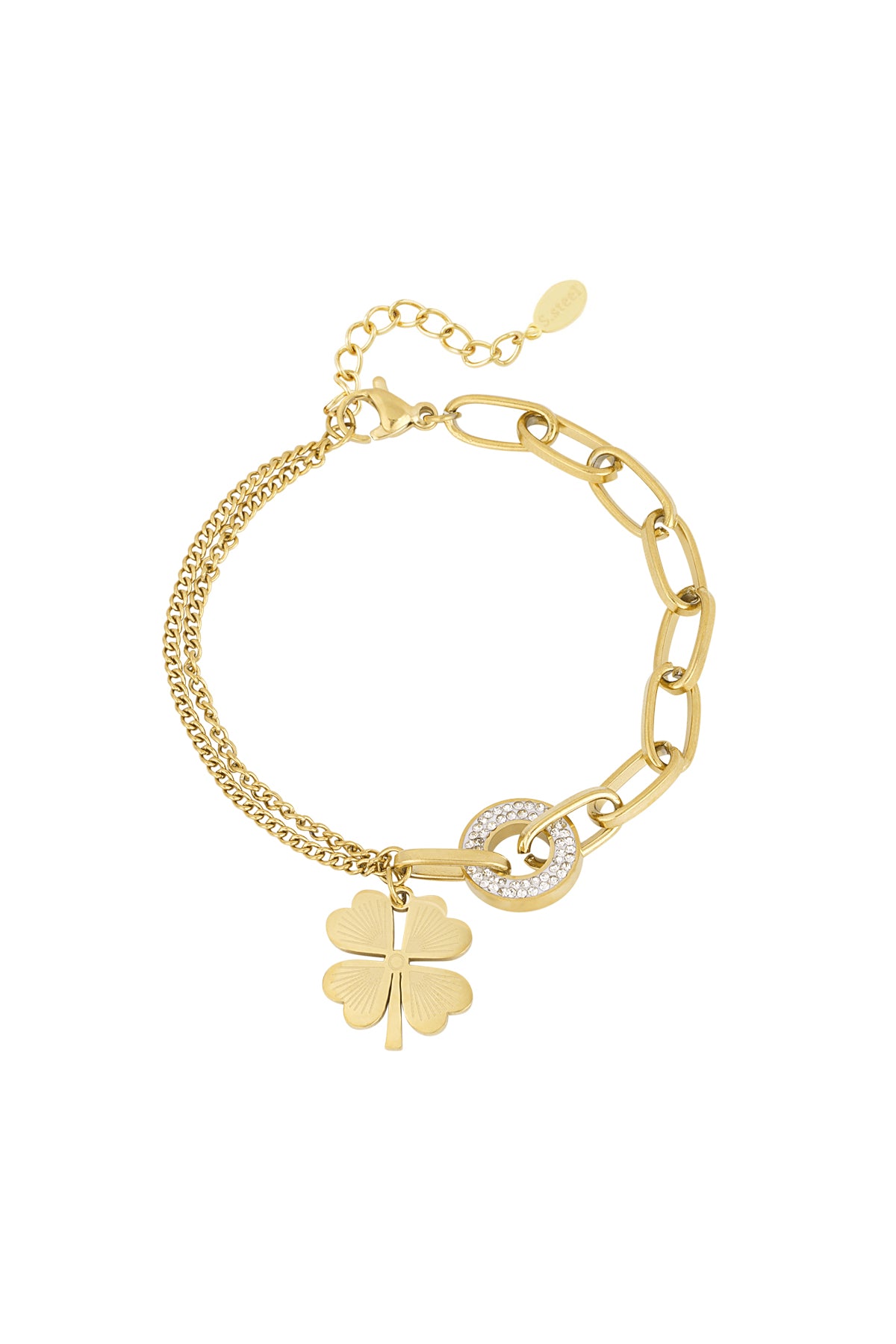 Bracelet Trèfle Acier inoxydable