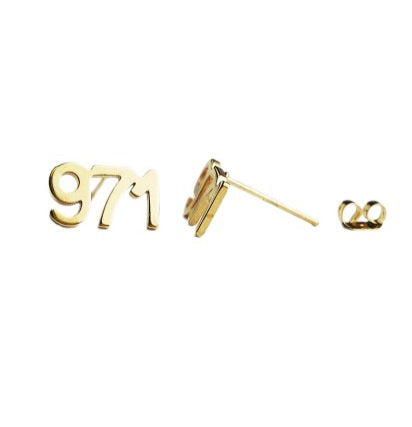 BOUCLES D' OREILLES 971 EN ACIER INOXYDABLE