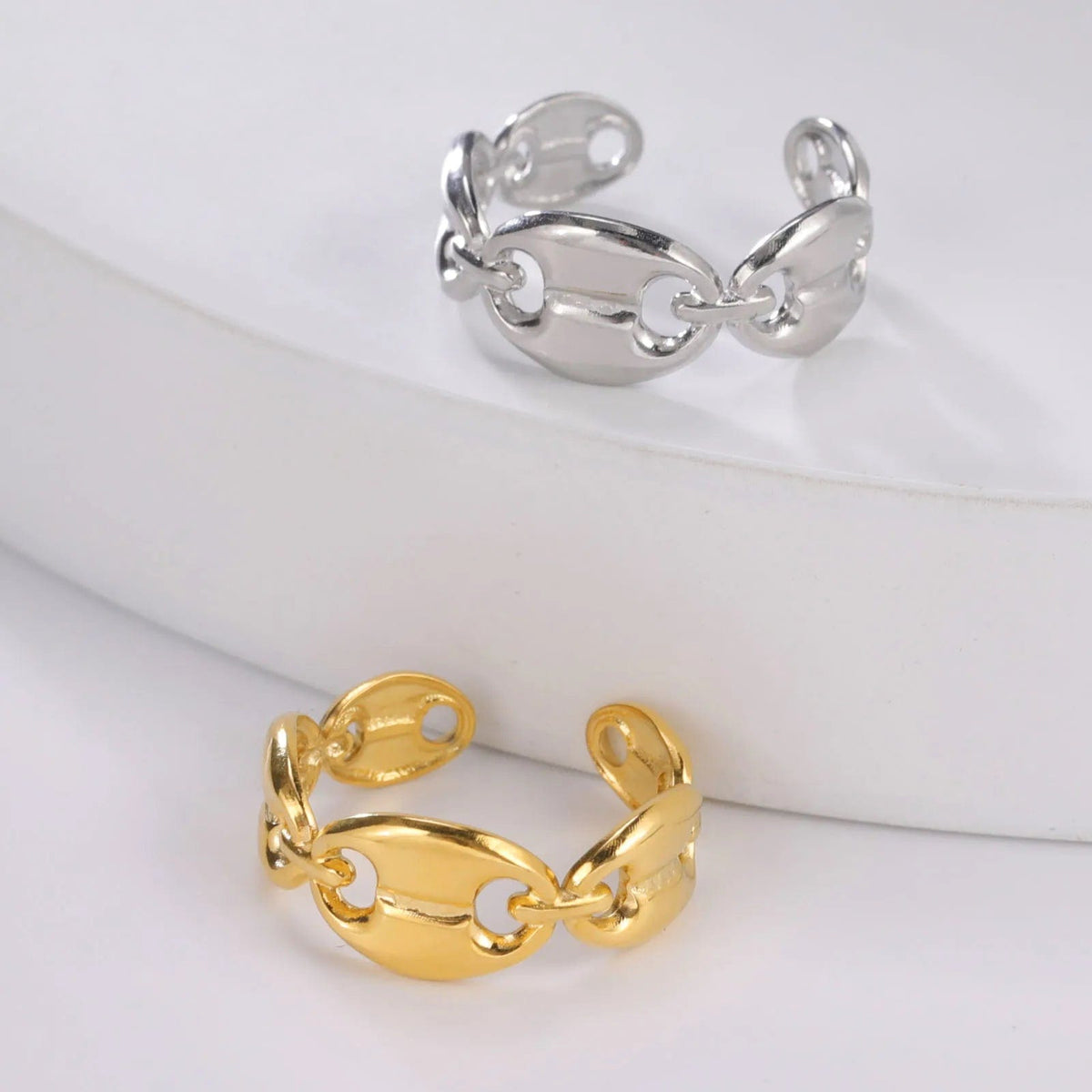 Bague grain de café Acier inoxydable