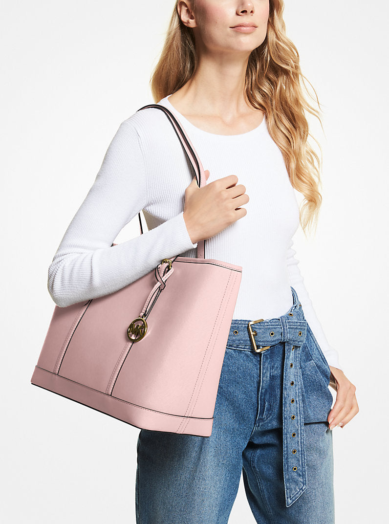 MICHAEL KORS Sac fourre-tout Jet Set Travel grand format en cuir Saffiano
