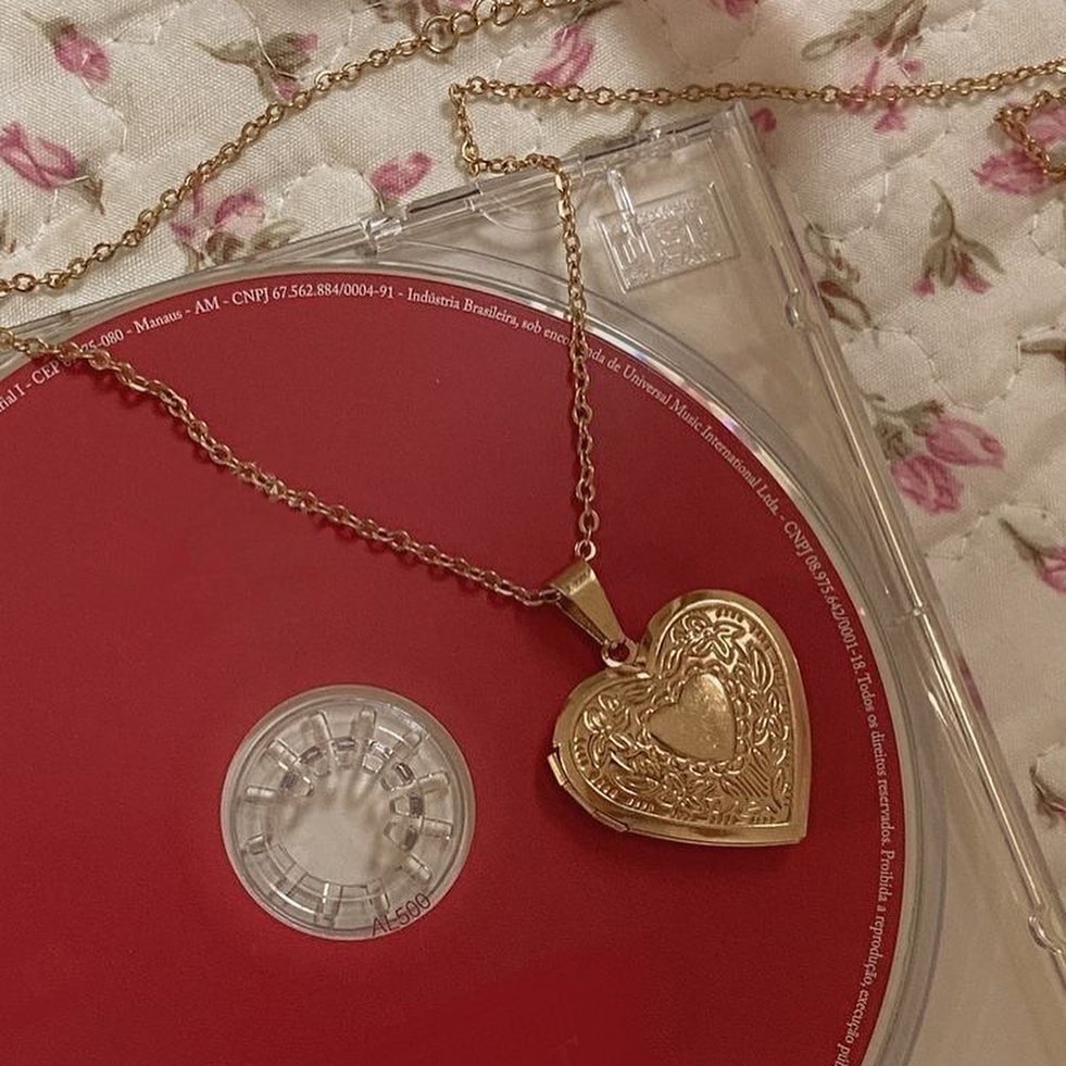 Collier coeur porte photo Acier inoxydable