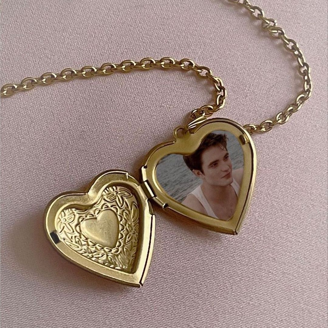 Collier coeur porte photo Acier inoxydable