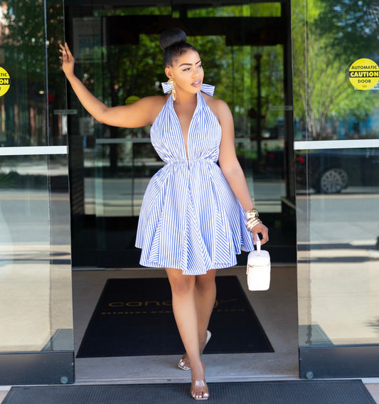 Robe Nyméria Bleu