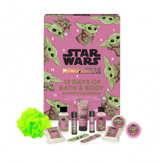 Calendrier de l'avent Cosmétiques (coco et pomme) et Accessoires STAR WARS